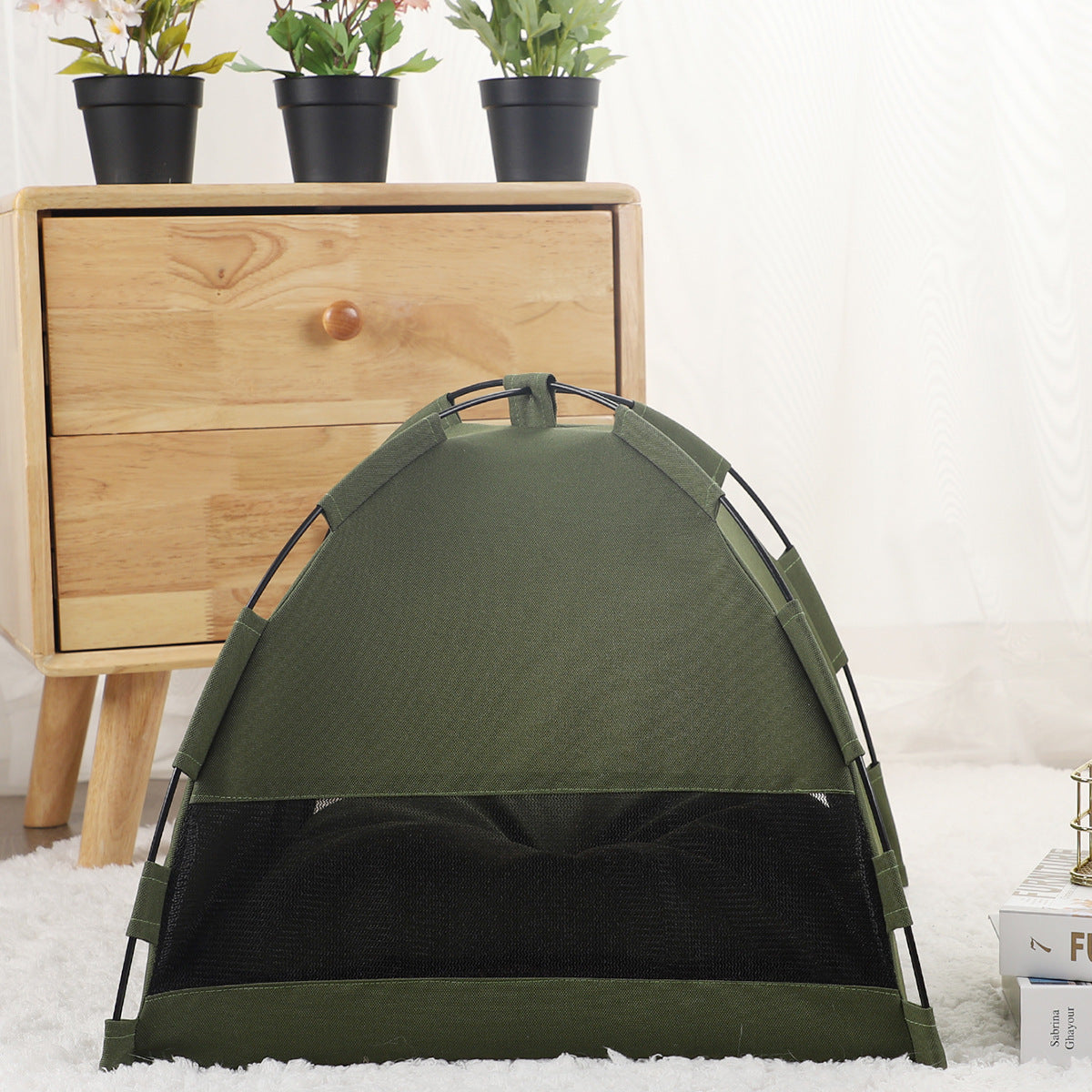 Cat Tent Cooling Mat Dog House Pet Bed Indoor Use